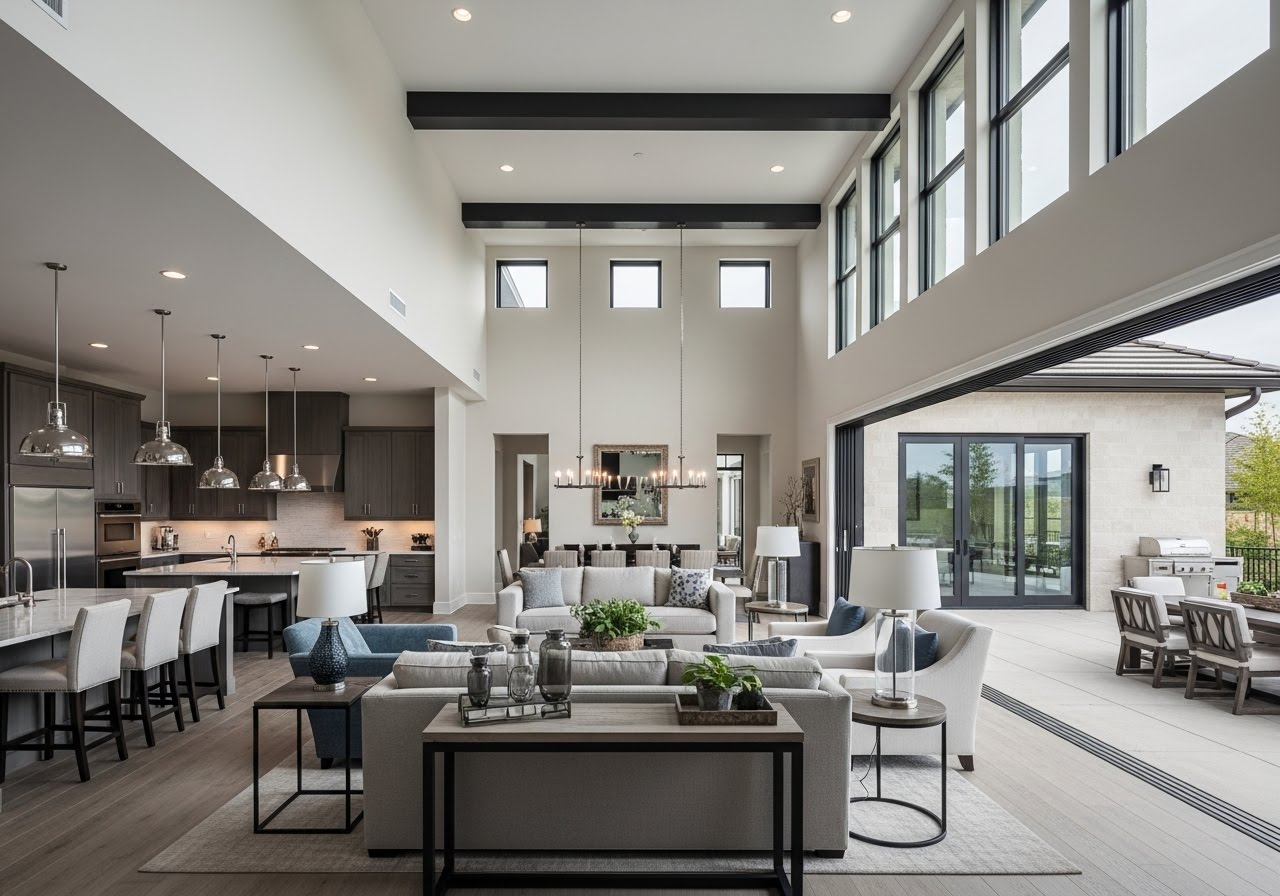 Custom luxury lobby interior