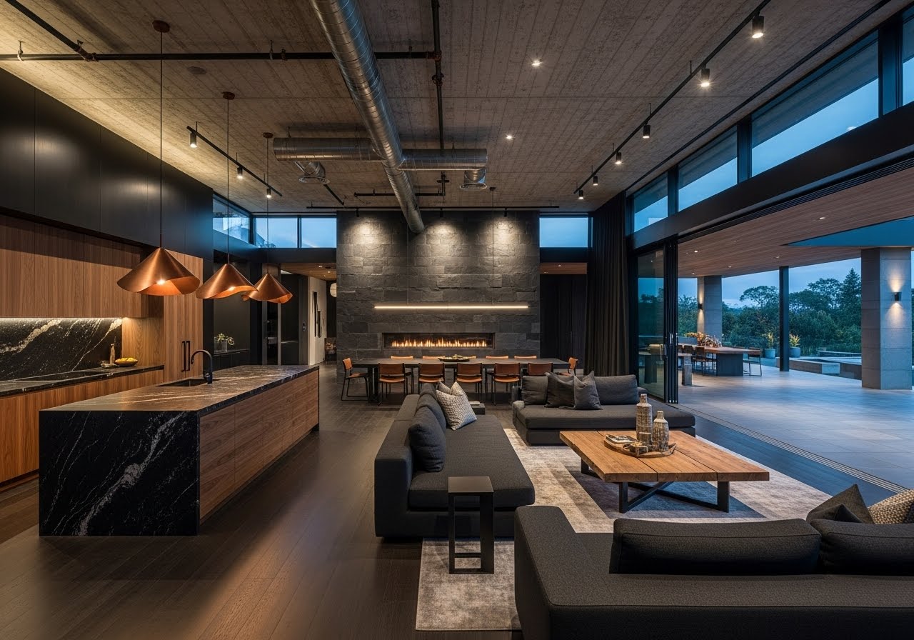 Custom restaurant space interior